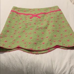 Beautiful Nanette Lepore green/pink skirt